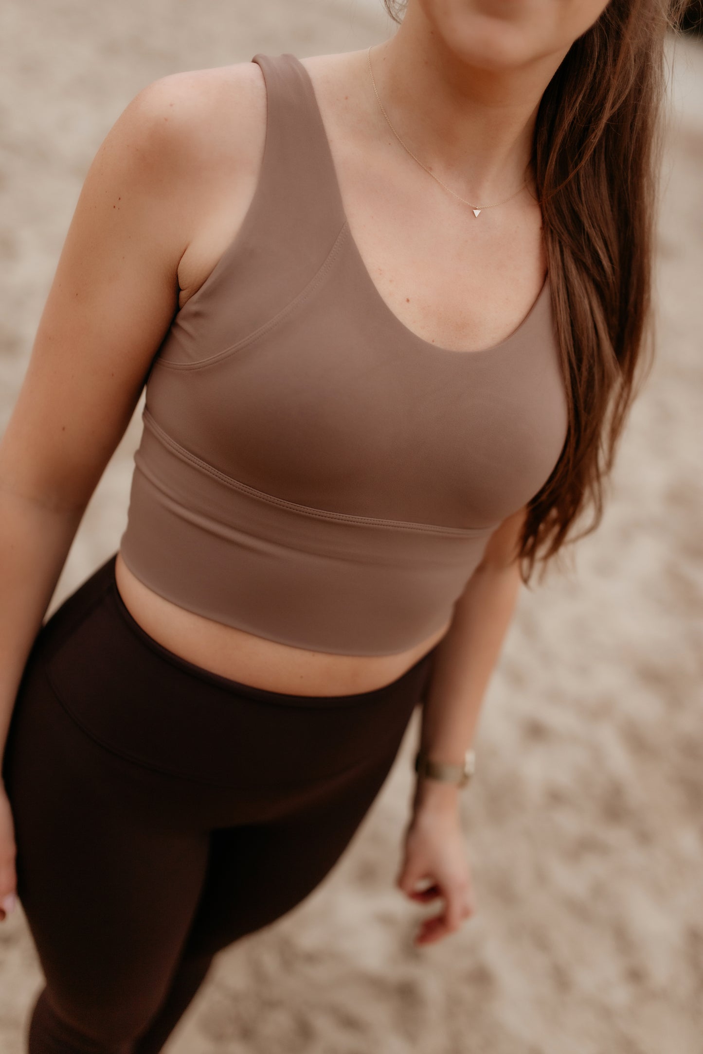 Taupe sporttop