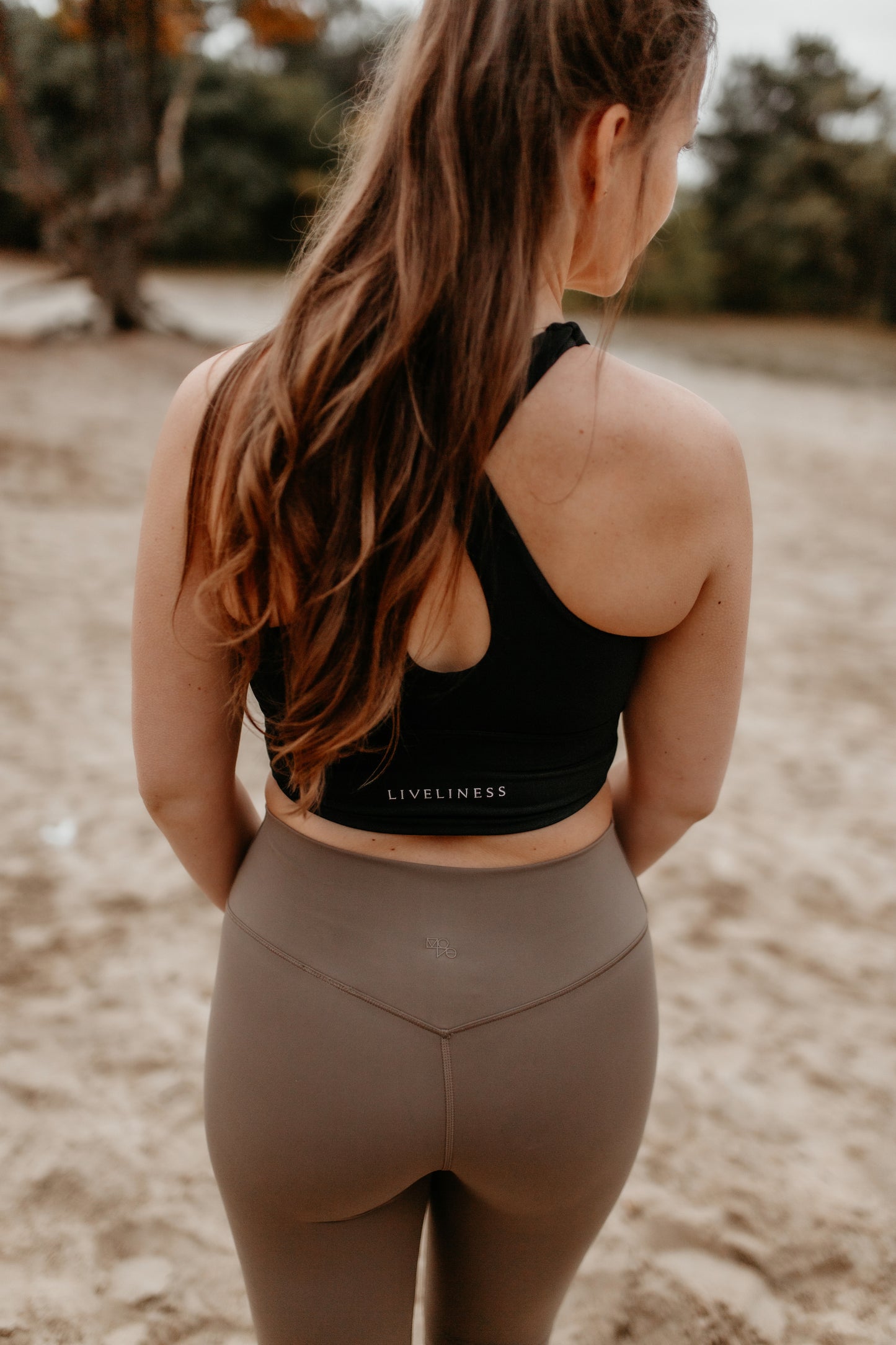 Sport BH black cross back
