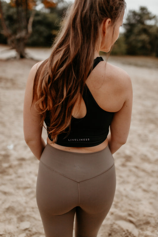 Sport BH black cross back